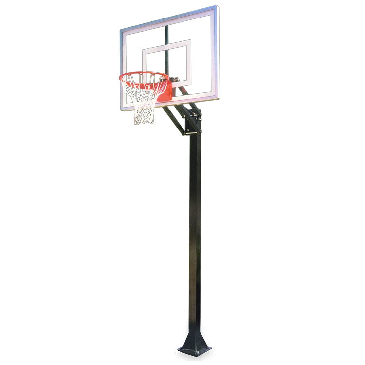 First Team Champ In Ground Adjustable Basketball Goal Turbo BP