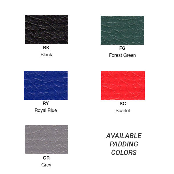 First Team FT72 Recreational Basketball Backboard Padding Color options