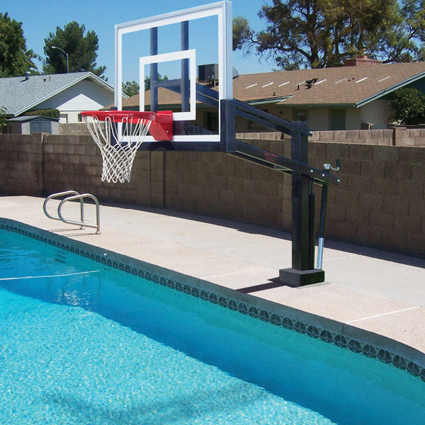 First Team HydroShot Adjustable Poolside Basketball Goal Series Outdoor