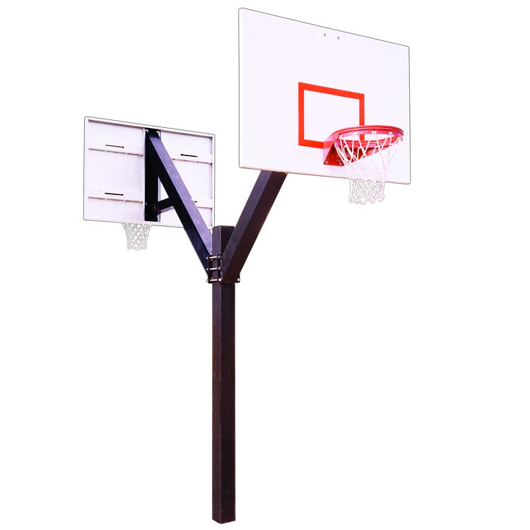 First Team Legend Fixed Height Basketball Goal Playground Dual