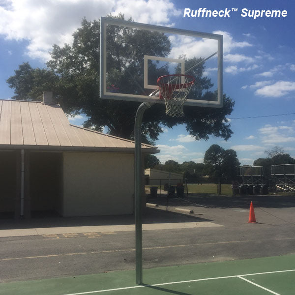 First Team RuffNeck Fixed Height Basketball Goal Series Supreme outdoor