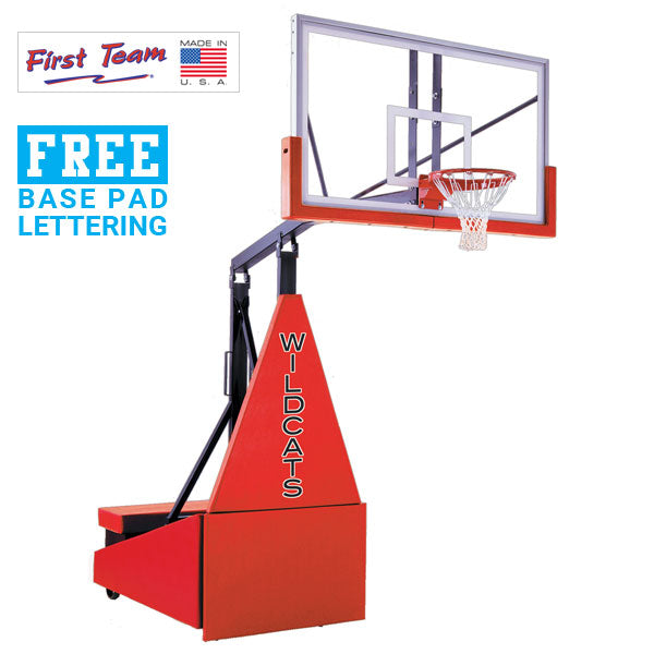 First Team Tempest Official Size Portable Basketball Goal Series BackBoard