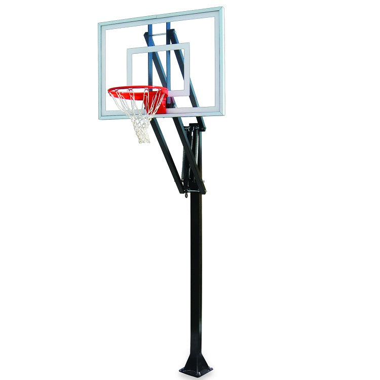 First Team Vector ll BP In Ground Adjustable Basketball Goal