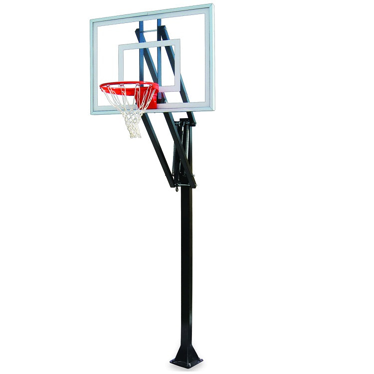 First Team Vector lll BP In Ground Adjustable Basketball Goal