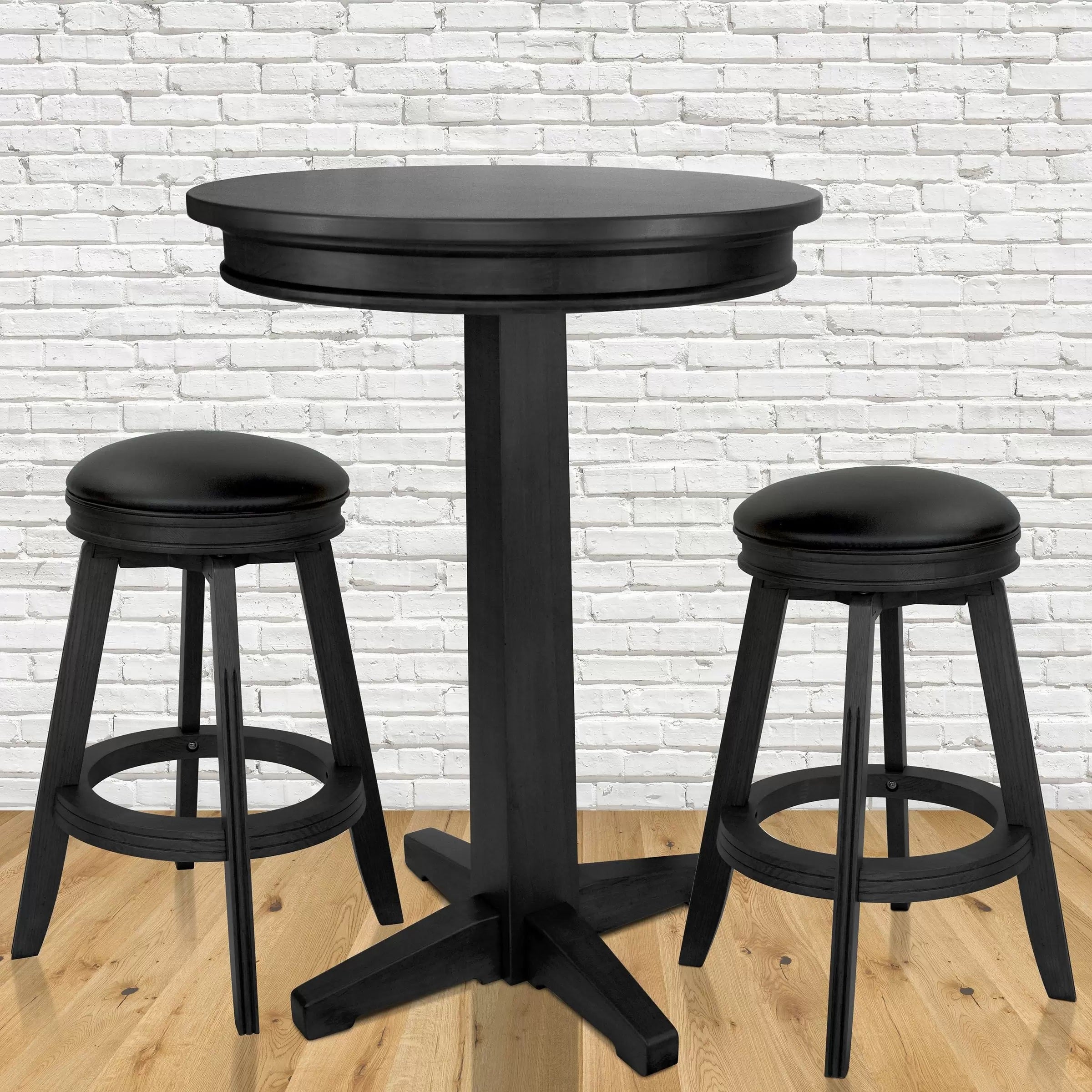 Imperial USA Bar Stool 1pair Black With Table