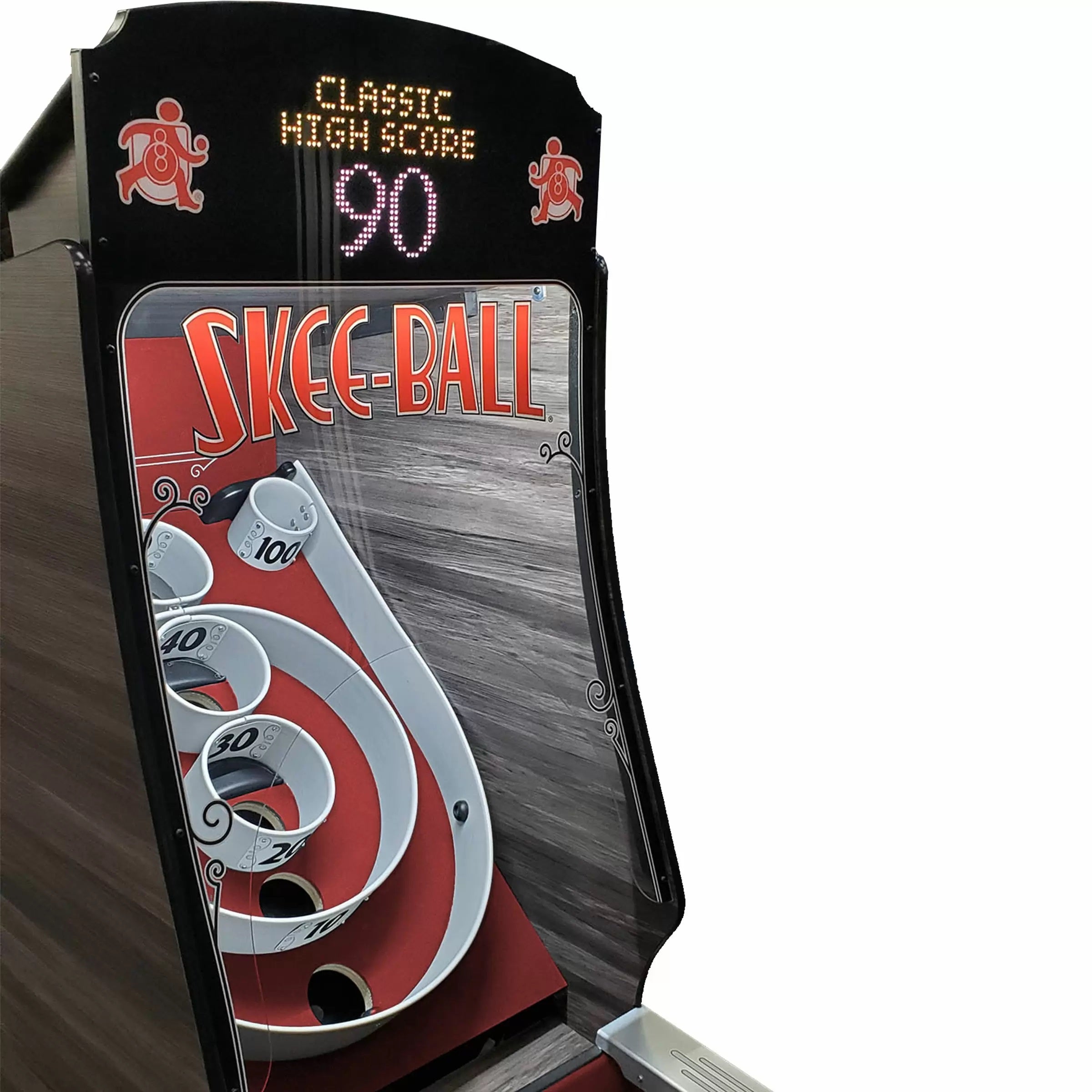 Imperial USA Home Arcade Premium Skee Ball with Scarlet Cork Front Board