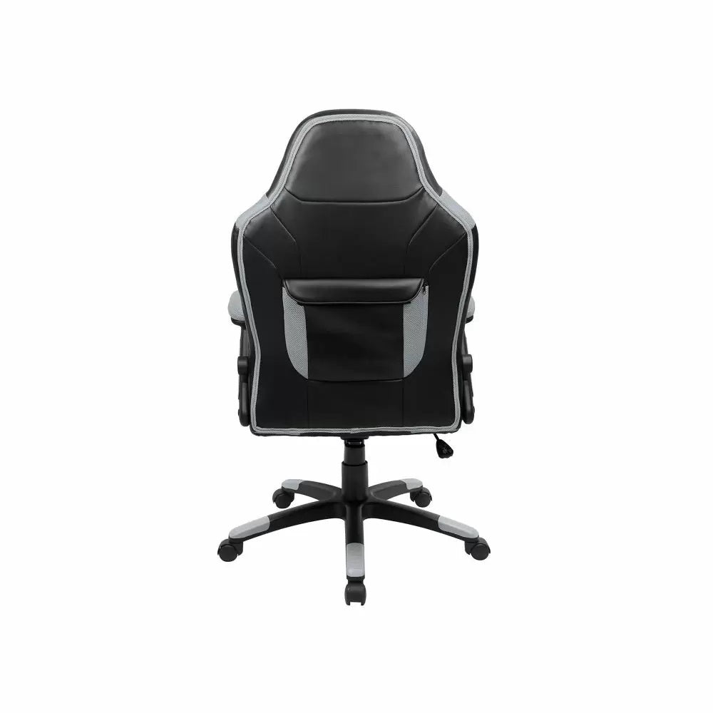 Imperial USA Oversized Video Gaming Chair Black Grey Back