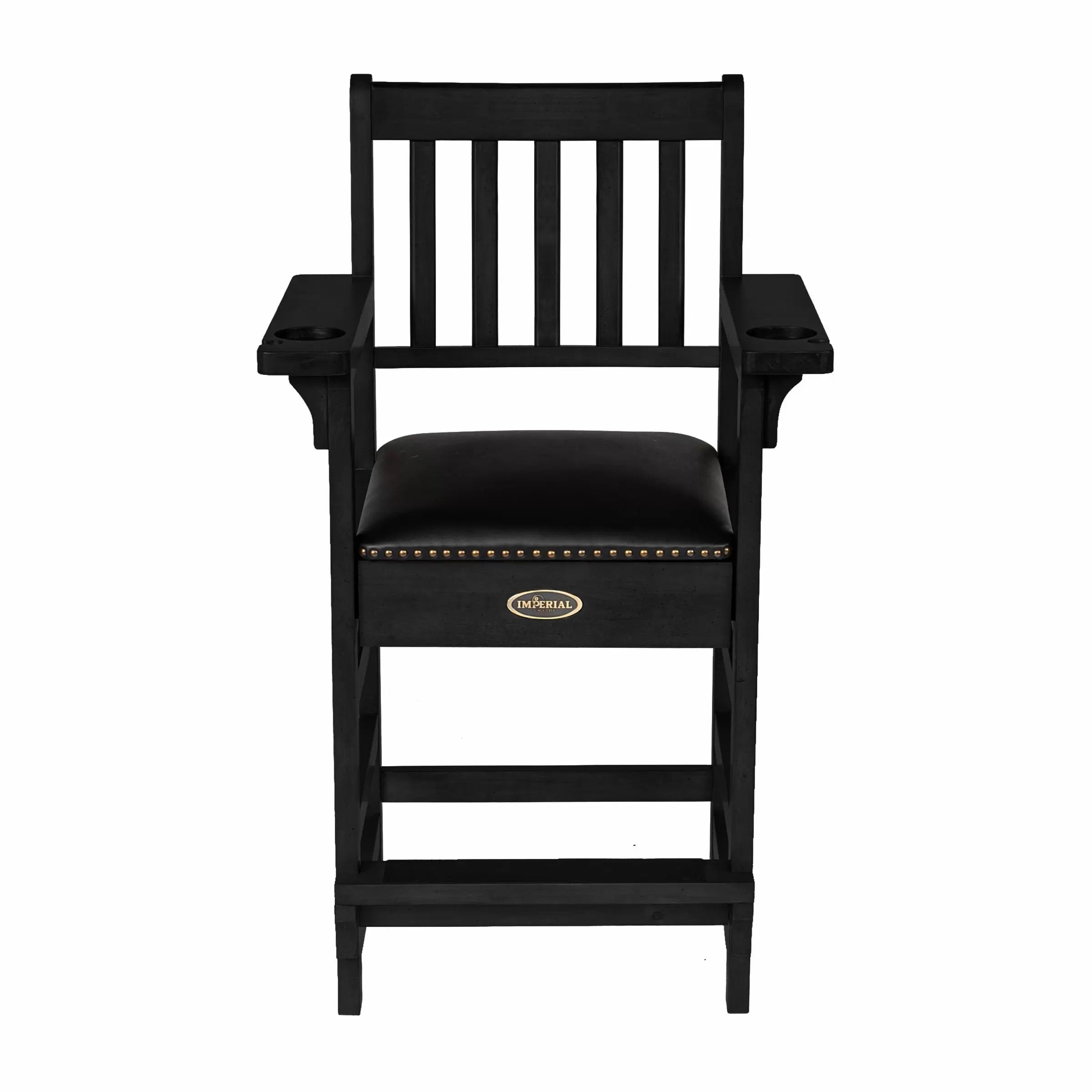 Imperial USA Premium Spectator Chair with Drawer Black
