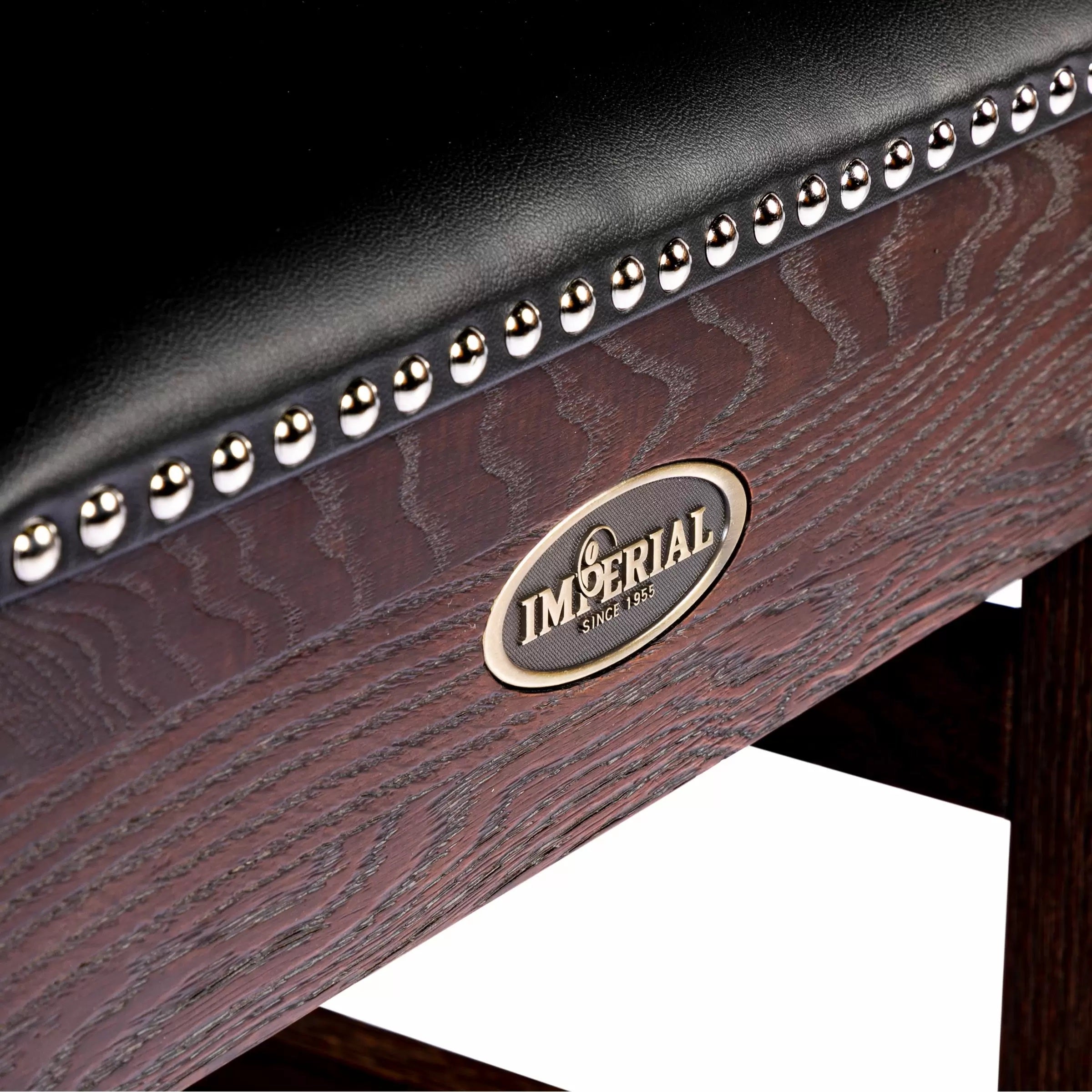 Imperial USA Premium Spectator Chair with Drawer Dark Weathered Chestnut Company Logo