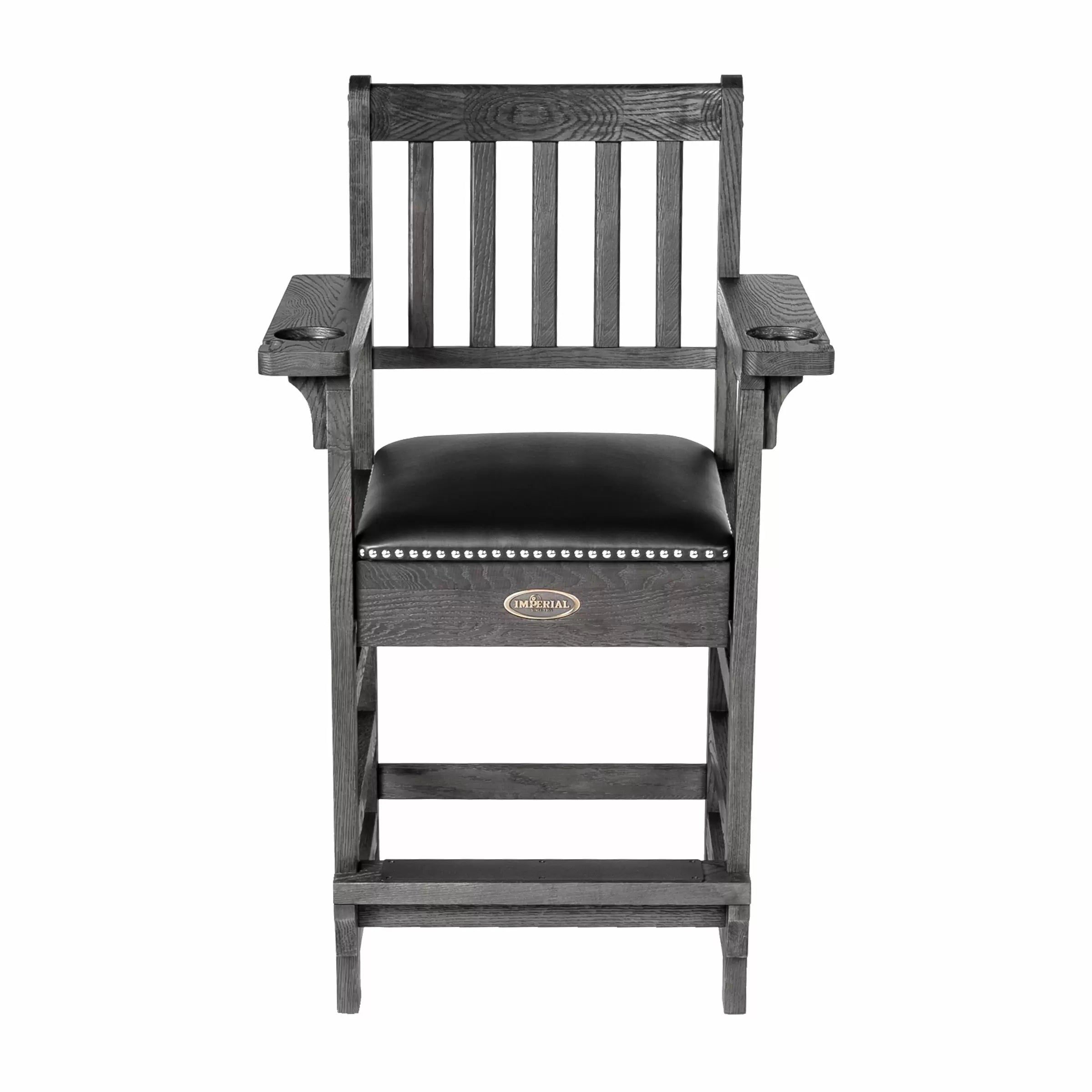 Imperial USA Premium Spectator Chair with Drawer Silver Mist