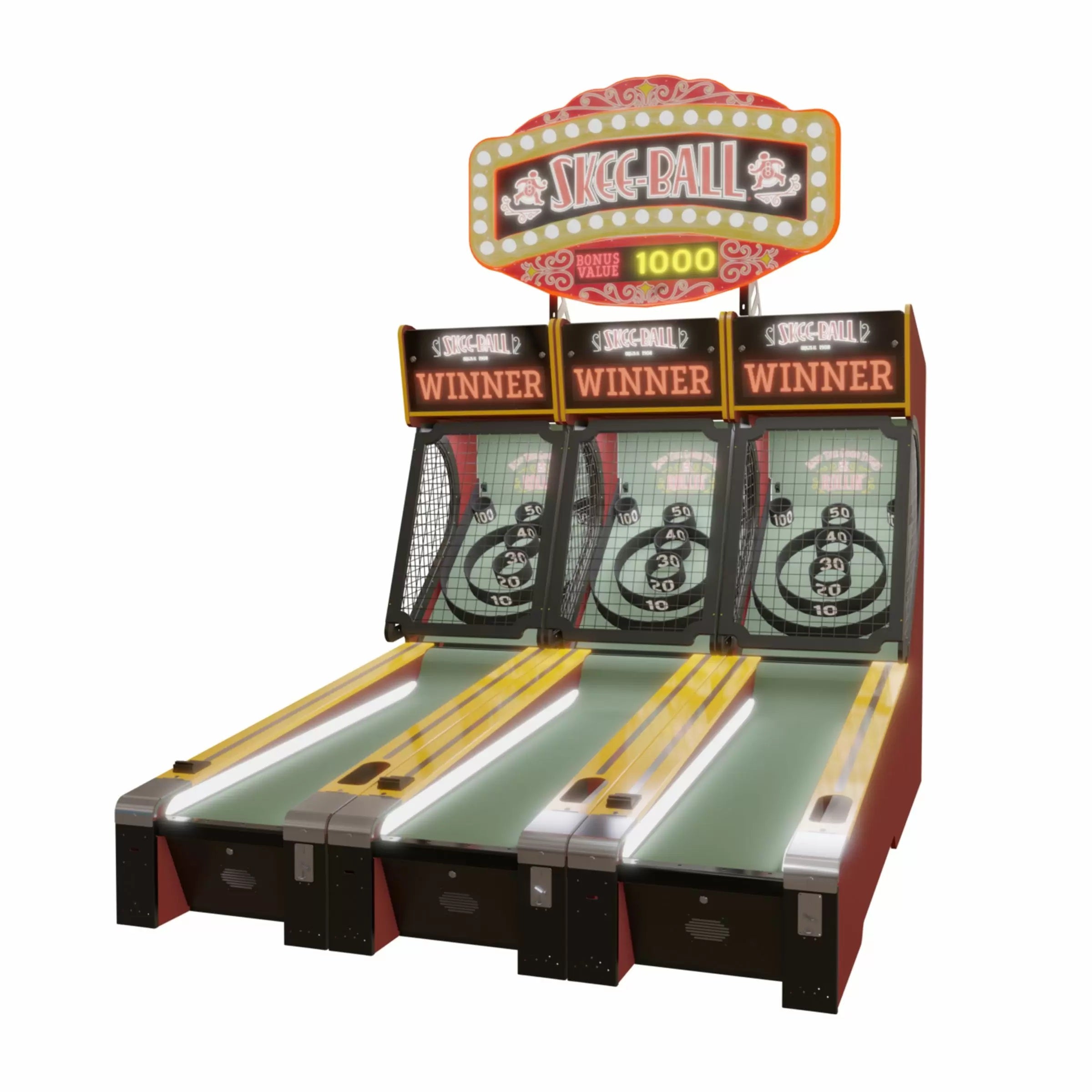Imperial USA Skee Ball Classic Alley 3pcs