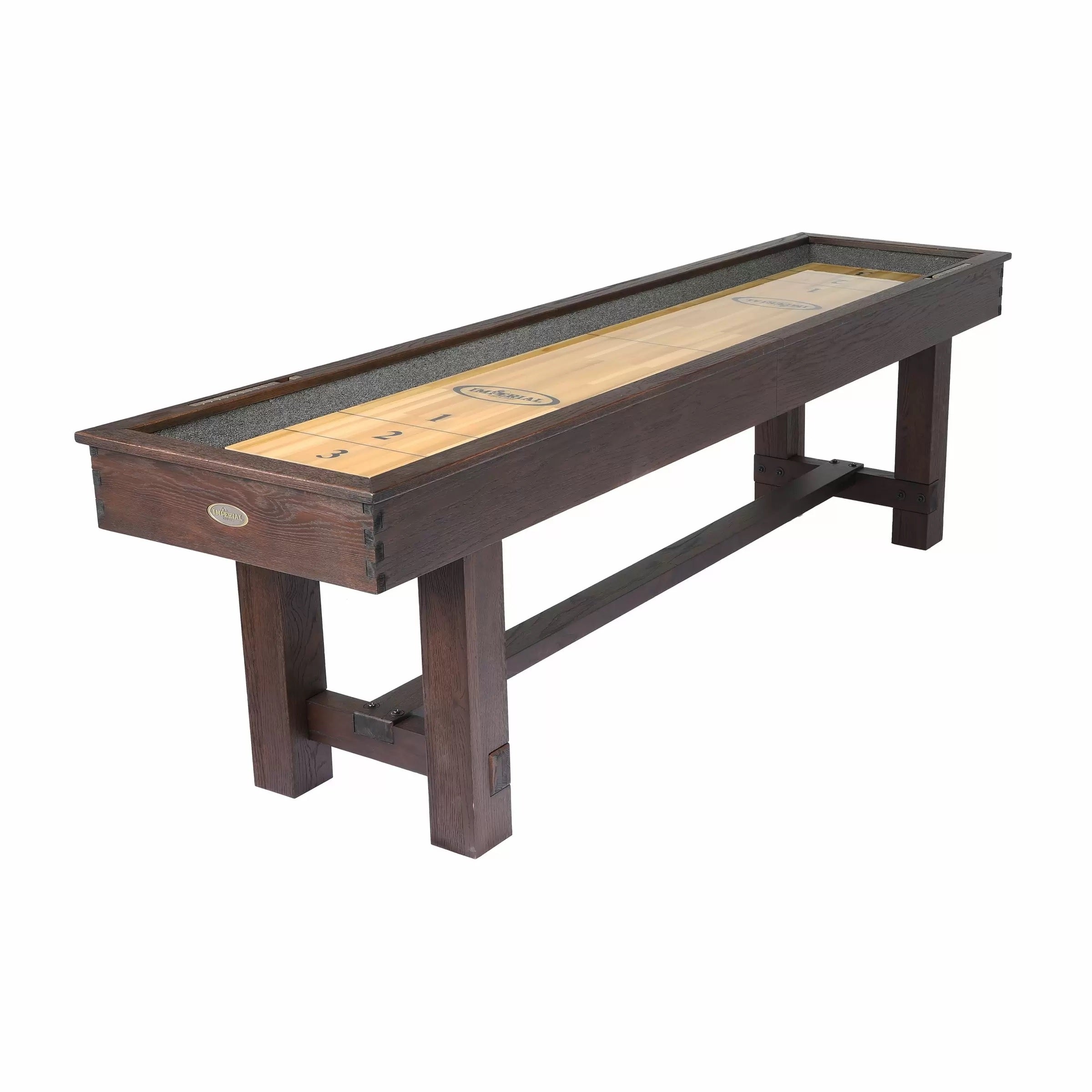 Imperial Weathered Dark Chestnut 9ft Shuffleboard Table