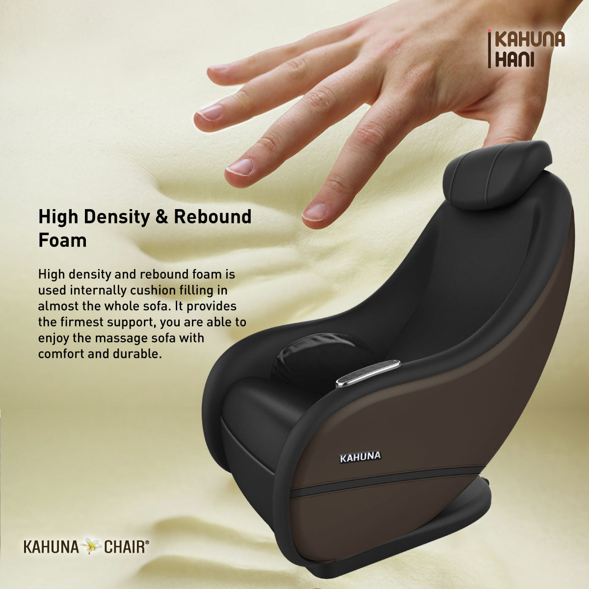 Kahuna HANI L-TRACK COMPACT Massage Chair High Density