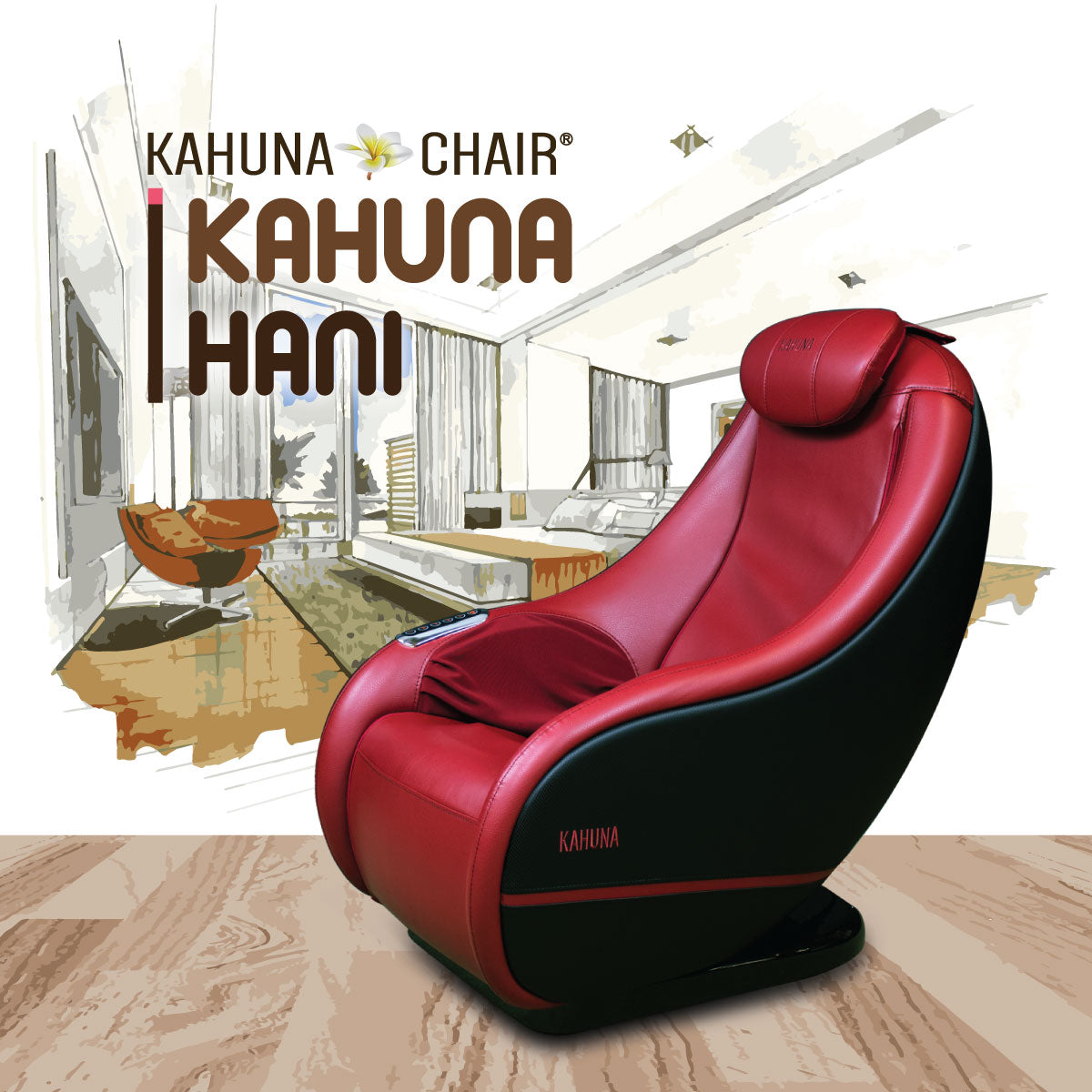 Kahuna HANI L-TRACK COMPACT Massage Chair Poster
