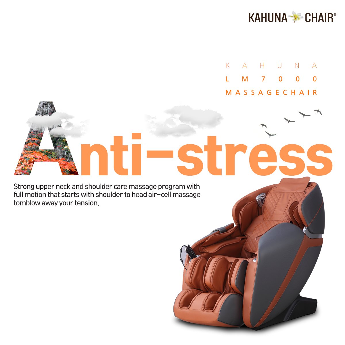 Kahuna LM7000 anti stress massage chair