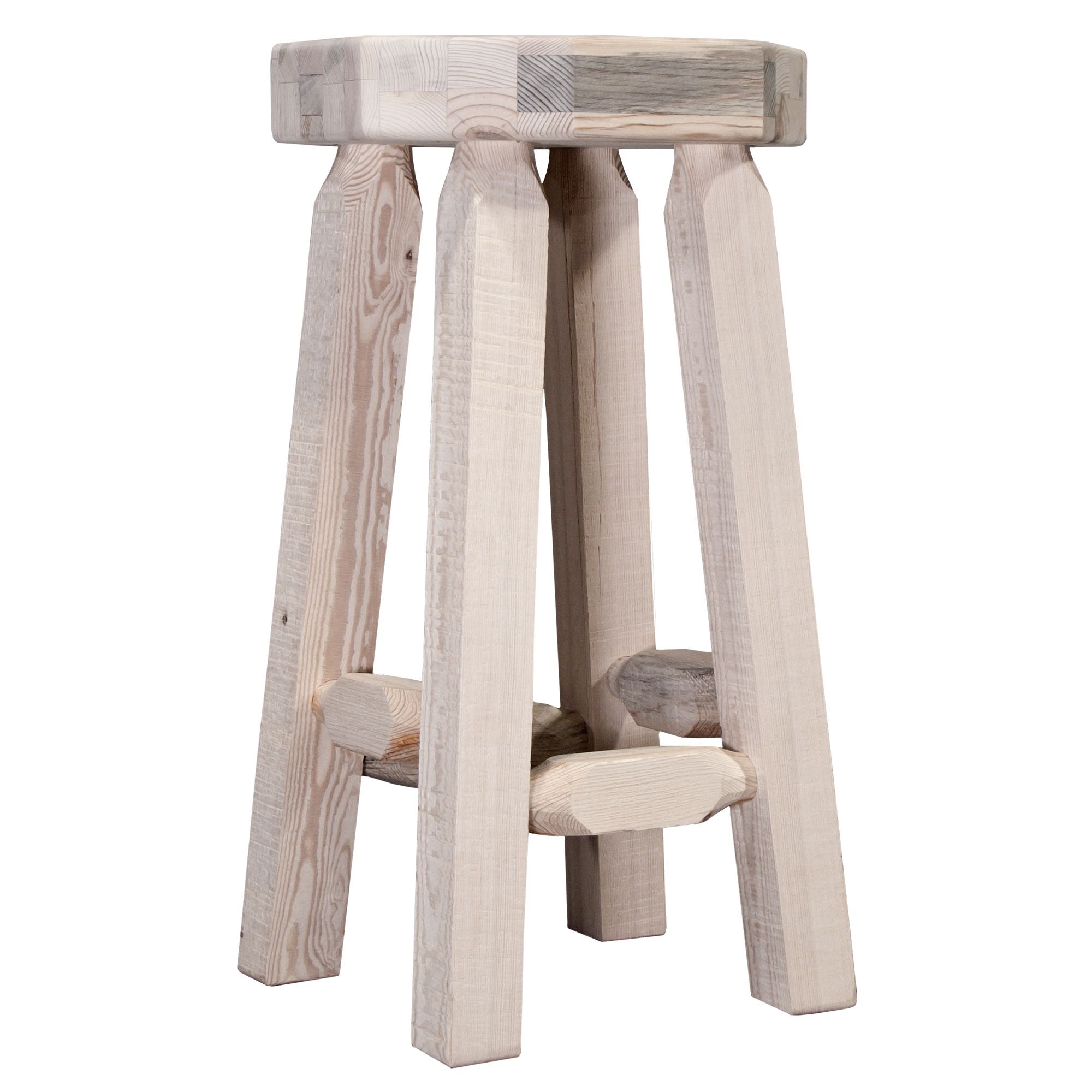 Montana Woodworks Homestead Collection MWHCBN Backless Barstool