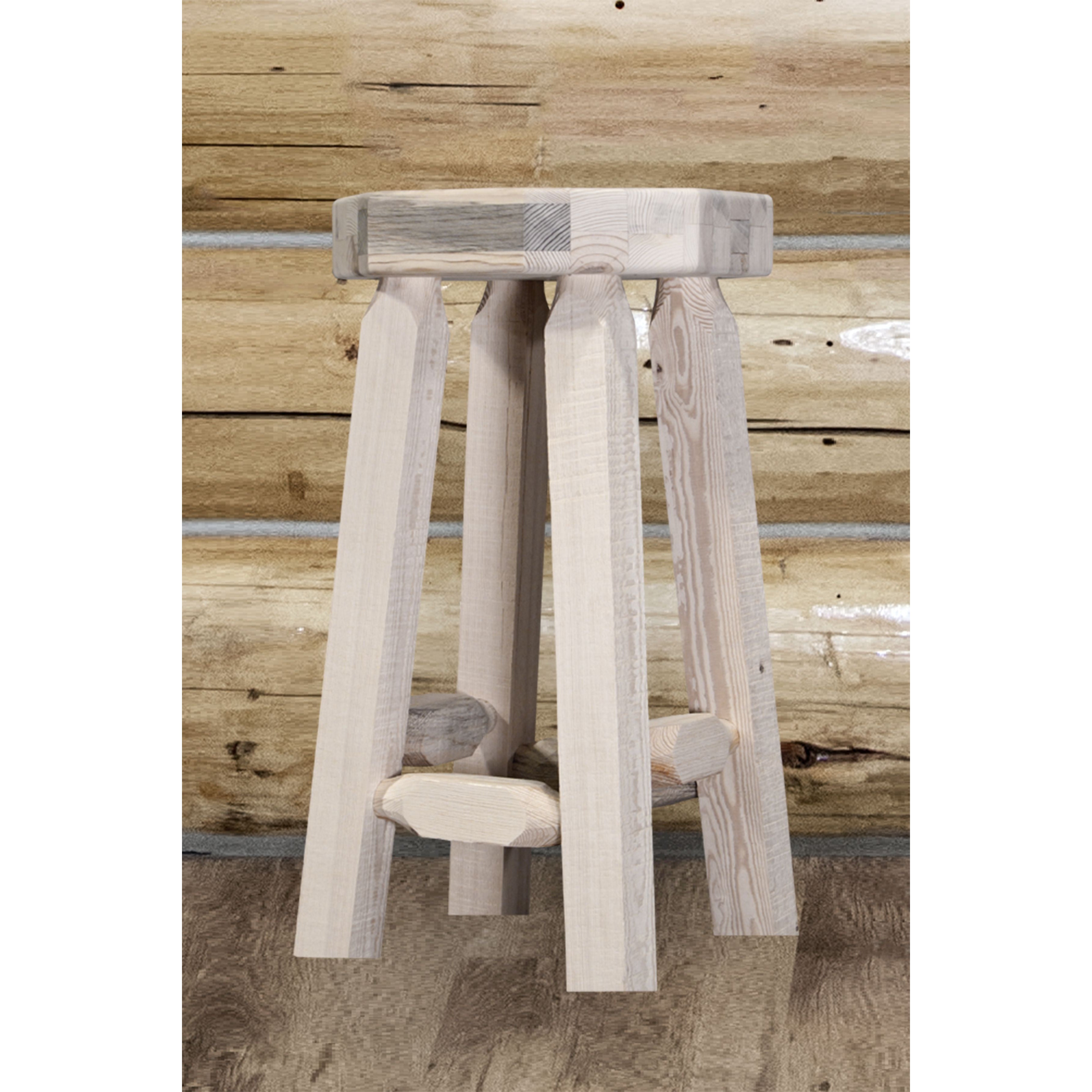Montana Woodworks Homestead Collection MWHCBN24 Backless Barstool