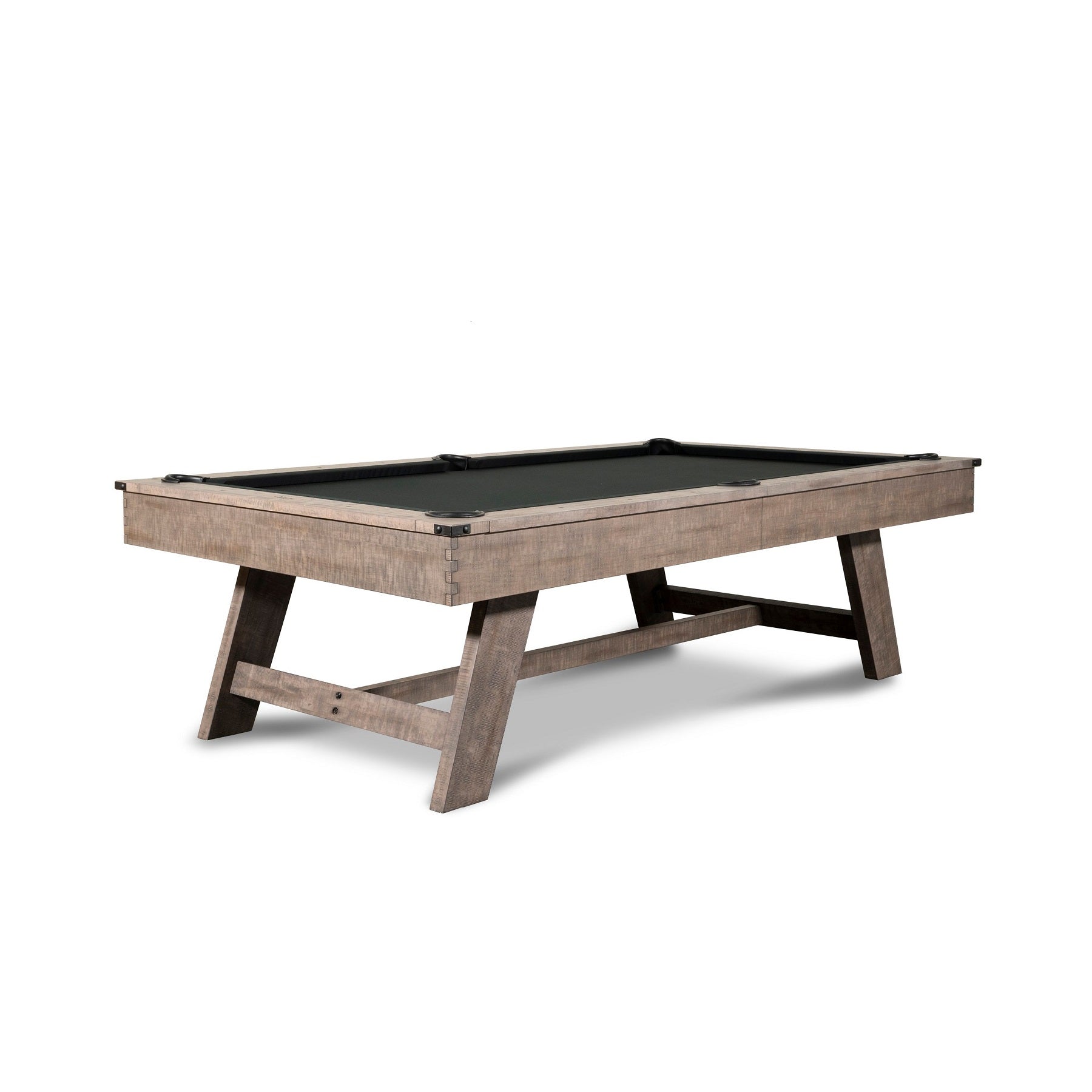 Nixon Billiards Hunter Slate Pool Table Antique Wood Leg
