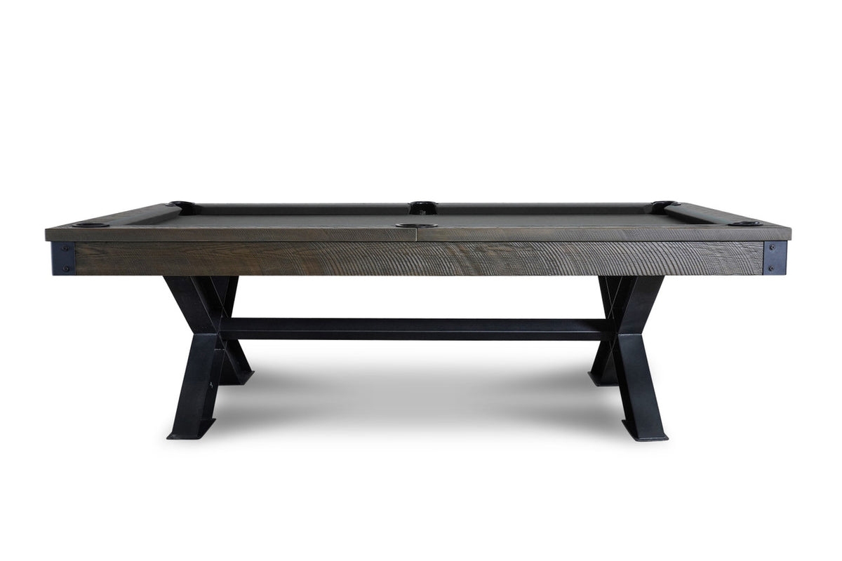 Nixon Portland Slate Pool Table - Barnwood Finish – The Game Room Plus