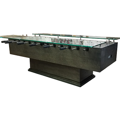 Performance games sure shot party foosball table with optional tempered glass and pedestal