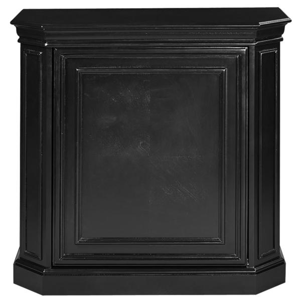RAM game room BRCB1 BLK bar cabinet with spindle Front