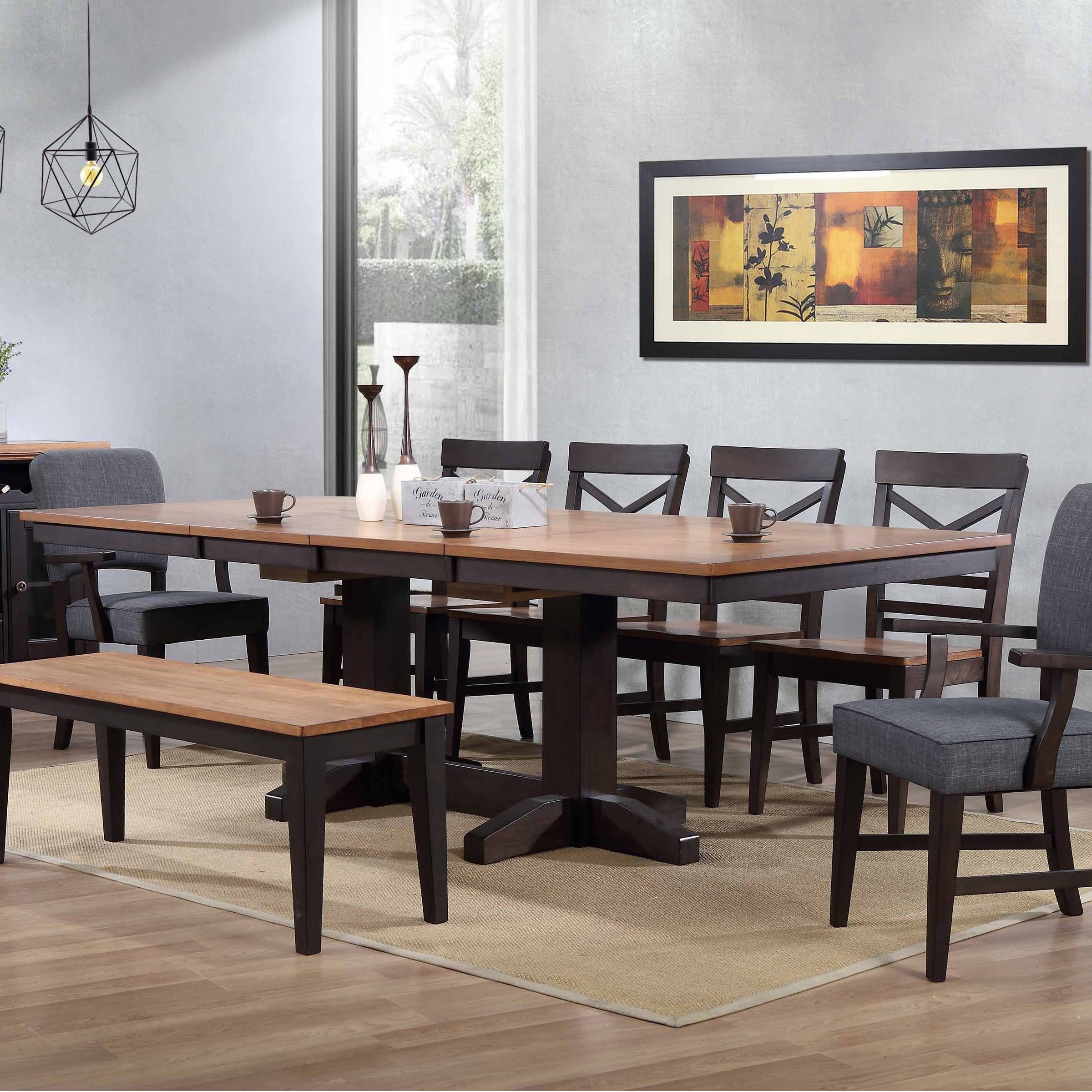 ECI Furniture Choices Trestle Dining Table