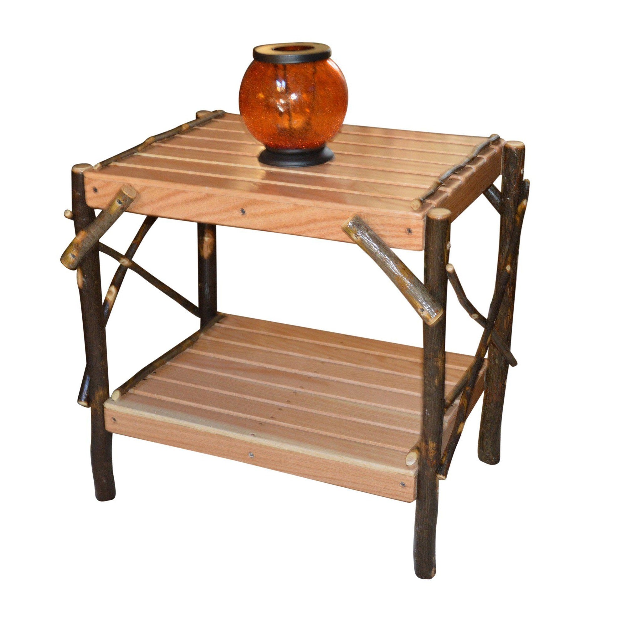 A&L Furniture Amish Hickory End Table