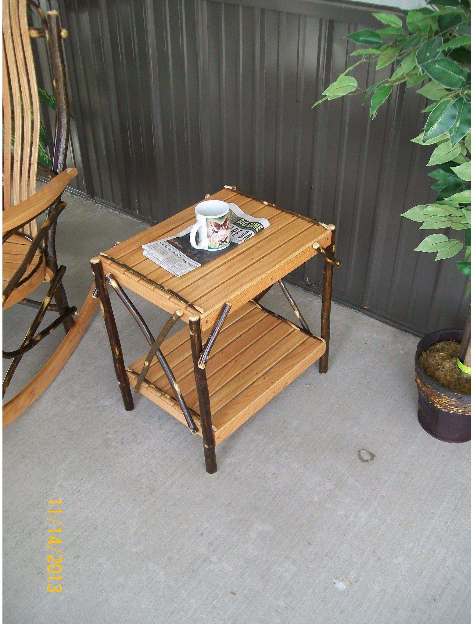 A&L Furniture Amish Hickory End Table