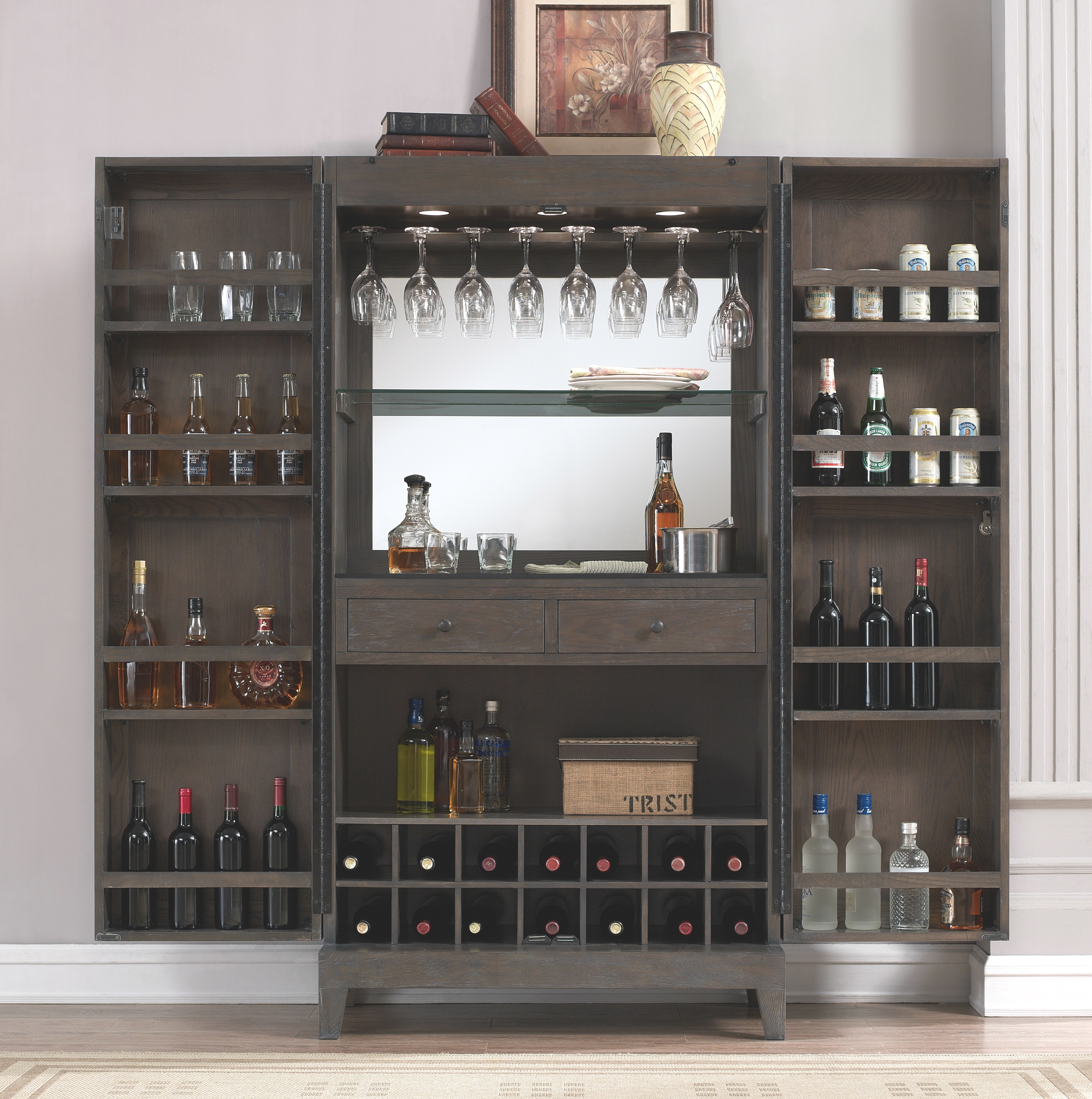 American Heritage Fairfield Wine Cabinet (Glacier)