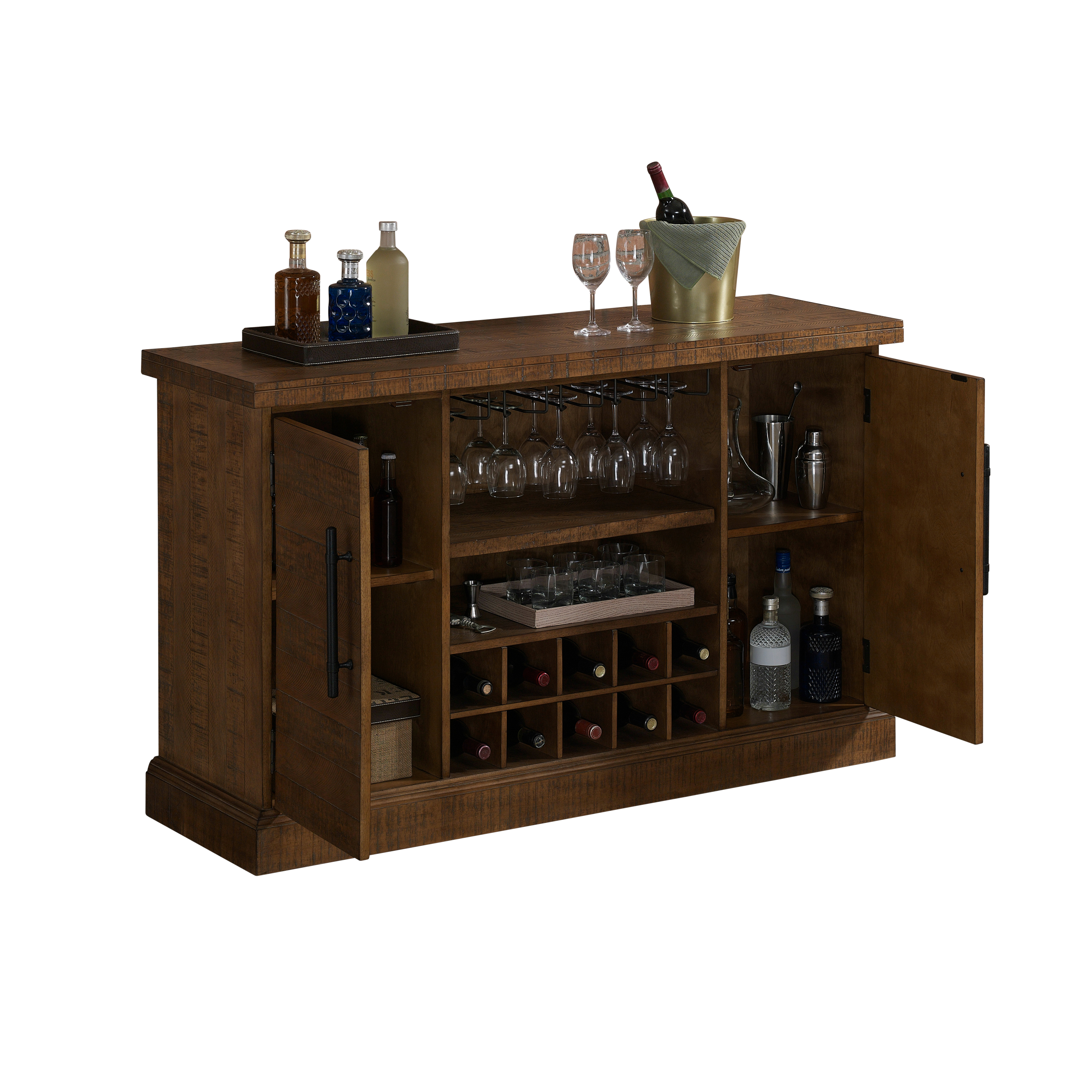 American Heritage Gateway Wine Cabinet (Reclaimed Wood)