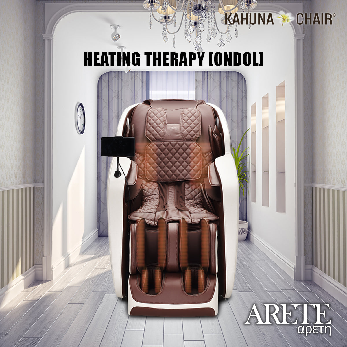 kahuna Em Arete Massage chair heating therapy ondol