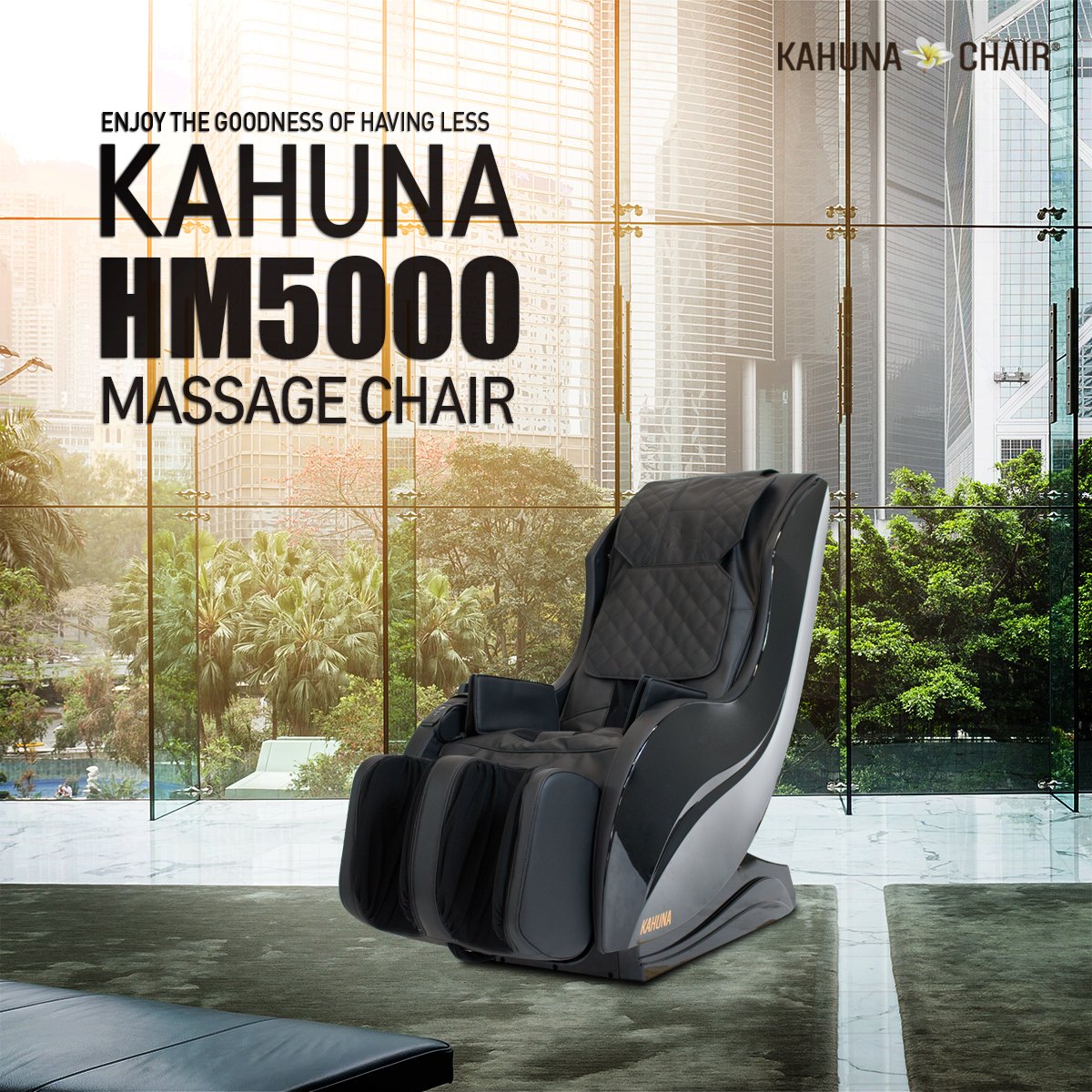 Enjoy the Goodness of having less Kahuna limitless slender  massage chair