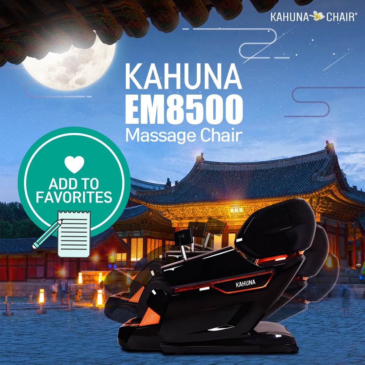 kahuna massage chair em8500 Foot extension for taller ones long legs