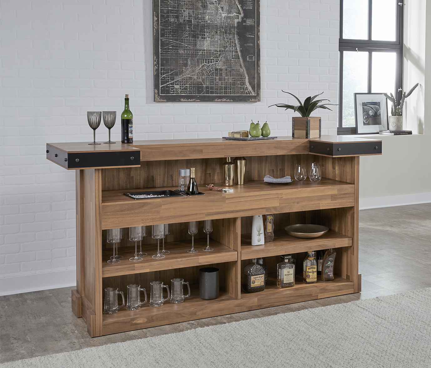 American Heritage Knoxville Home Bar (Acacia)