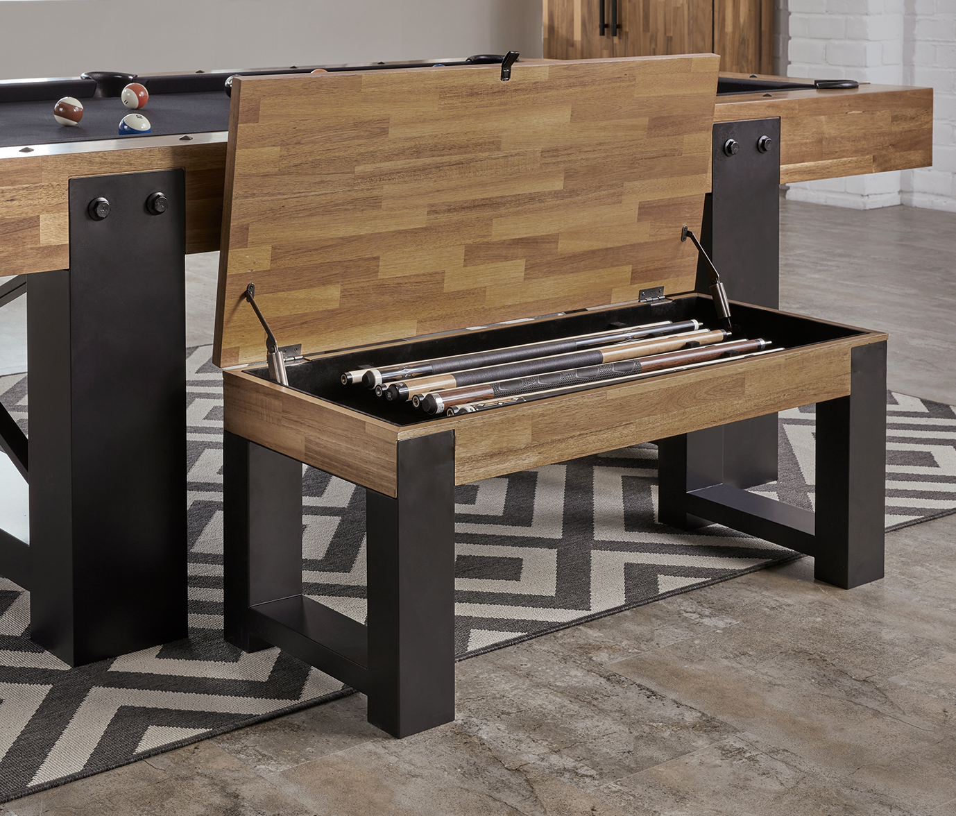 American Heritage Knoxville Multi-functional Storage Bench