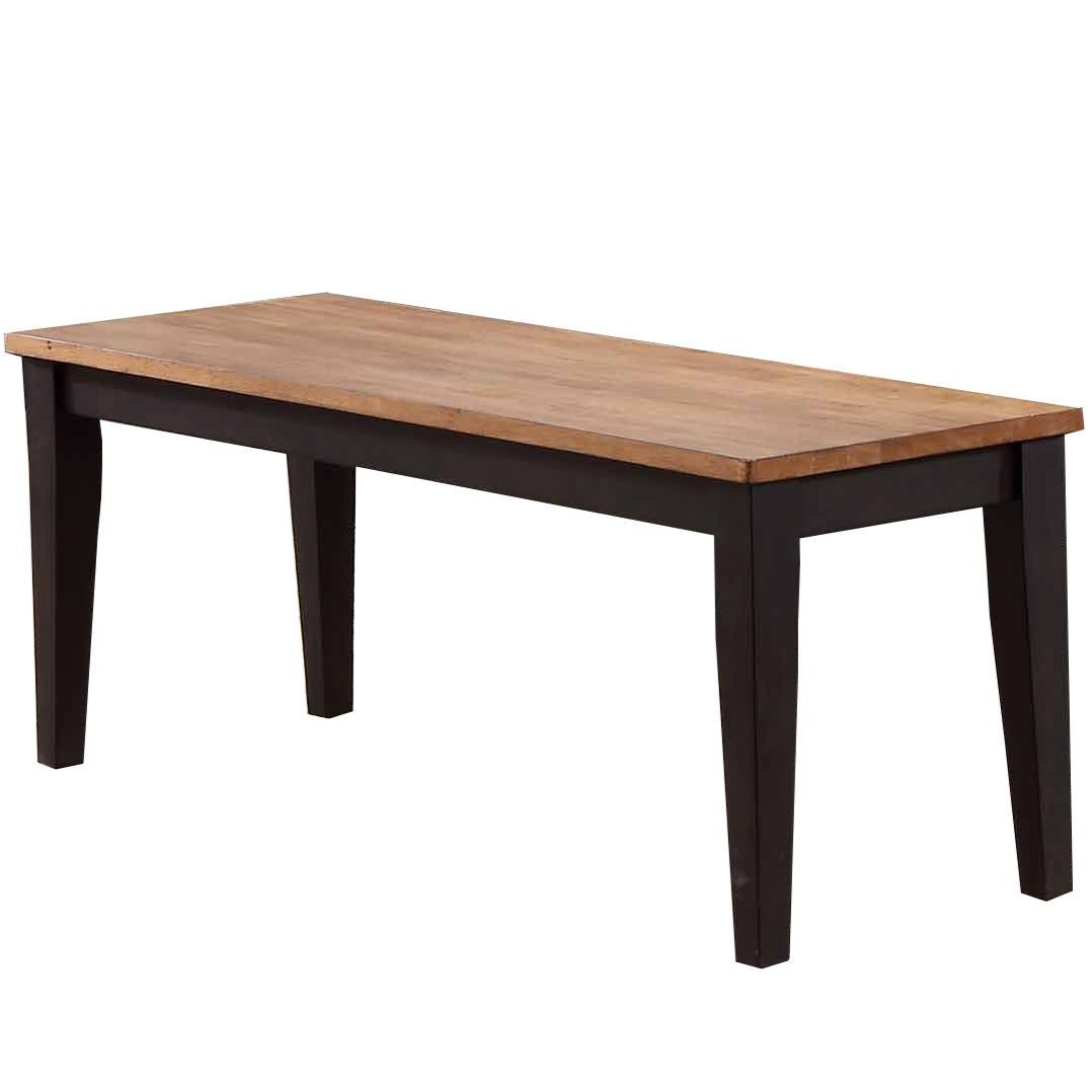 ECI Furniture Choices Dining Bench With Acacia Finished Top