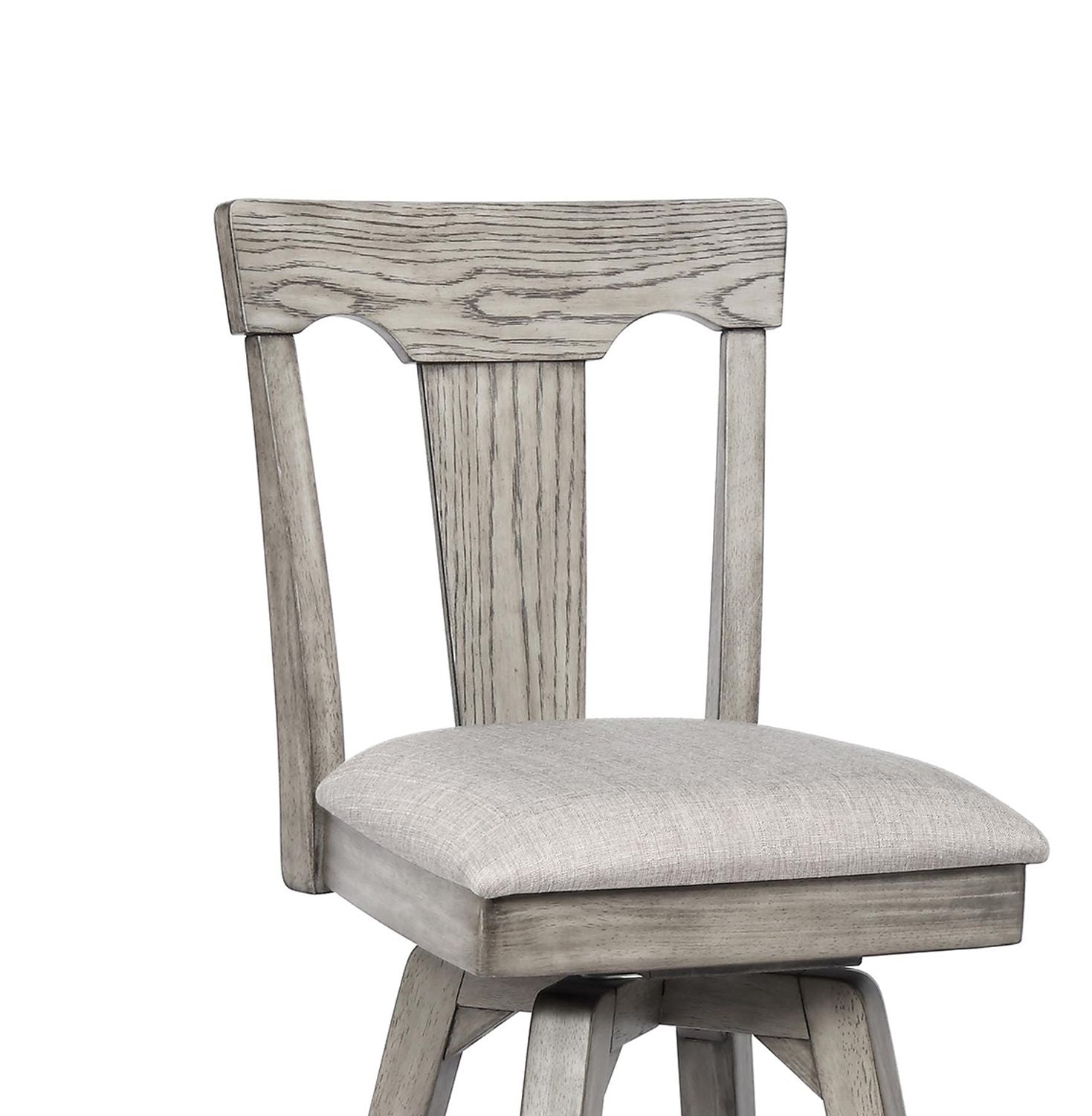 ECI Furniture Graystone 24" Panel Back Counter Stool with Upholstered Seat