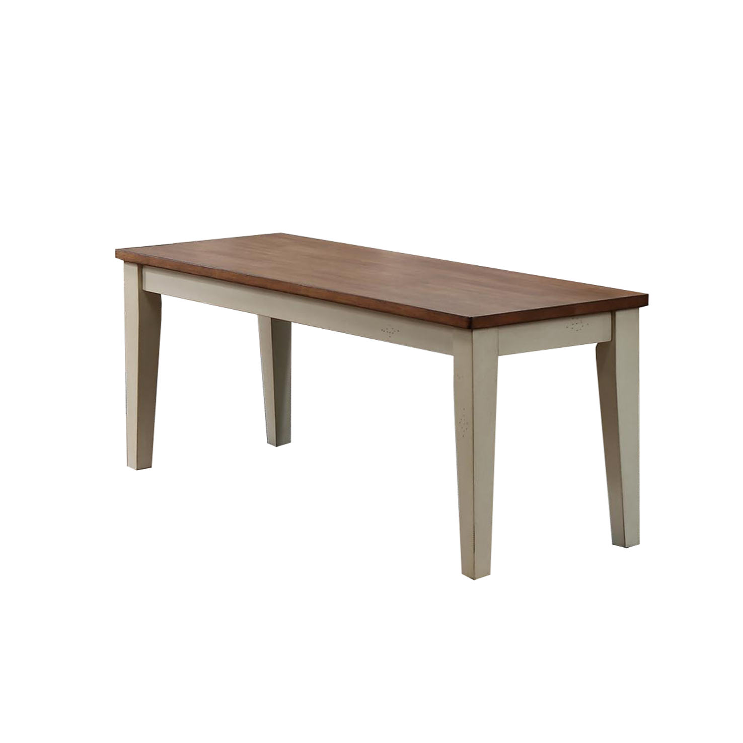 ECI Furniture Choices Dining Bench With Acacia Finished Top