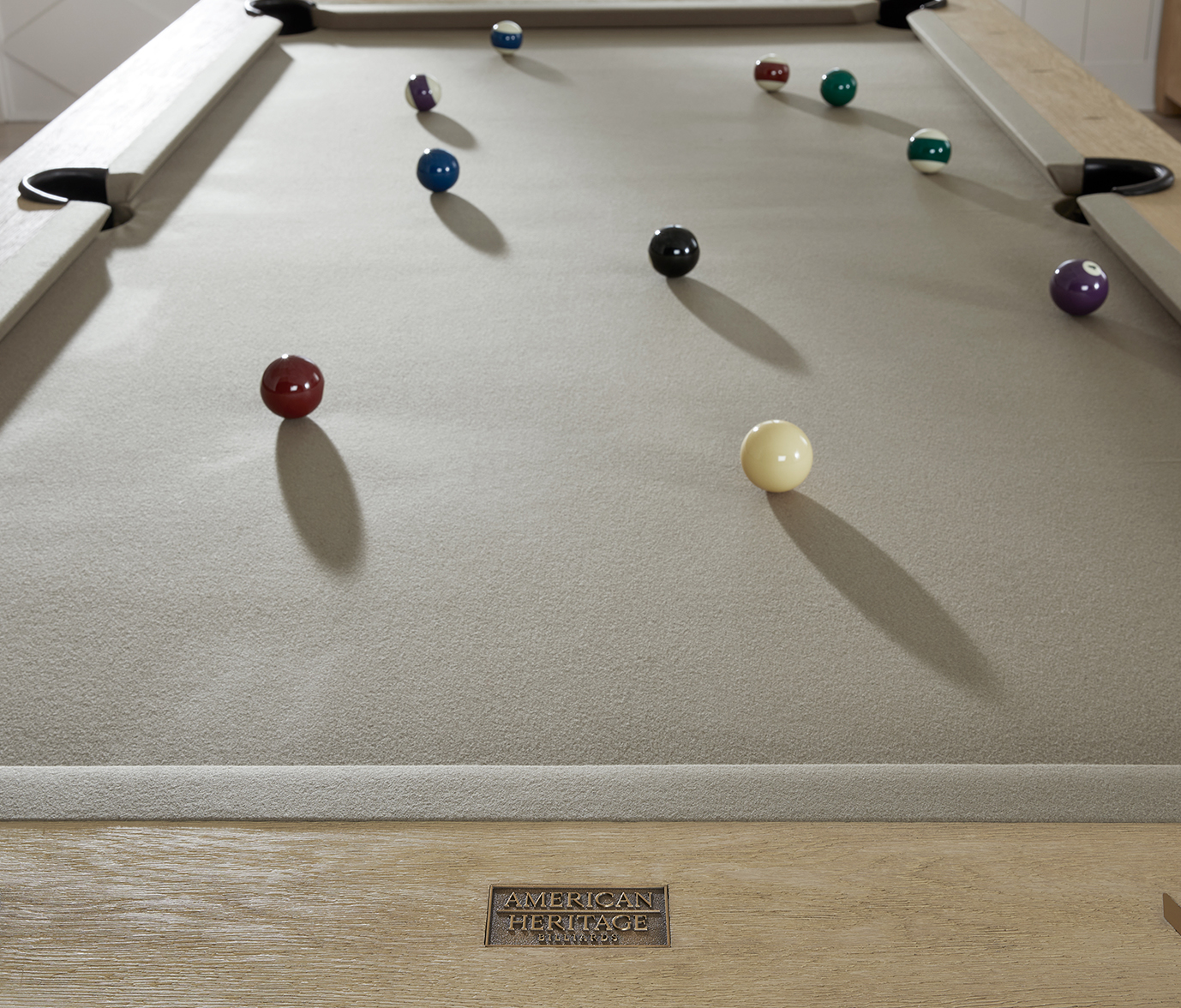 American Heritage Port Royal Billiard Table (White Oak)