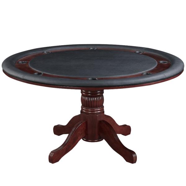 ram game room gtbl60 texas holdem game table with dining top English Tudor